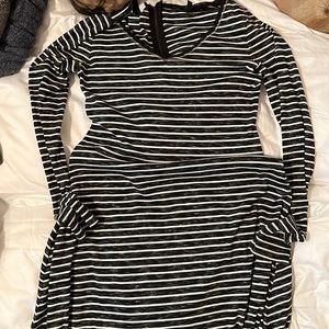 Striped Long Sleeve Dress